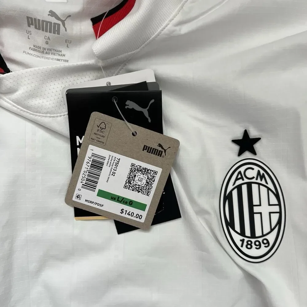 Puma AC Milan 24/25 Away AUTHENTIC Soccer Jersey 775013-02 Size Large $140 NWT